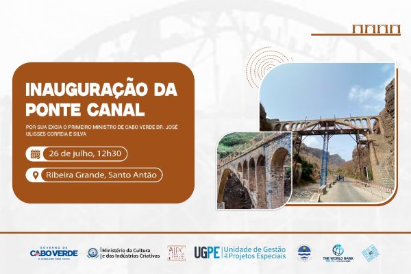 Inauguração da Ponte Canal