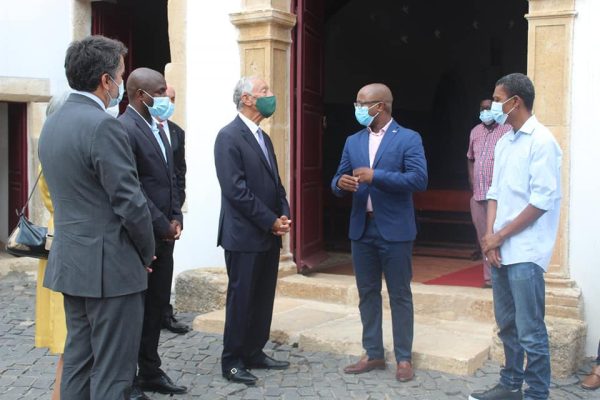 Presidente da República de Portugal visita Igreja de Nossa Senhora do Rosário